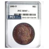 1885-O Morgan MS67+ LISTS $5500