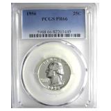 1956 Quarter PCGS PR66