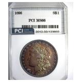 1896 Morgan MS66 LISTS $450