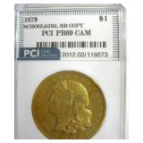 1879 Dollar PCI PR69 CAM Schoolgirl Br Copy