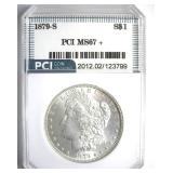 1879-S Morgan MS67+ LISTS $2500