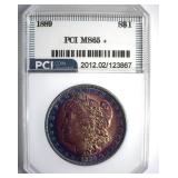 1889 Morgan MS65+ LISTS $475
