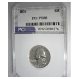1955 Quarter PCI PR68