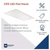 Open-2 ft.x4 ft. 128W Adjustable LED Troffer Light