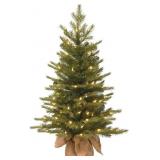 New Artificial Mini Christmas Tree 3ft Pre Lit