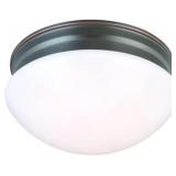 9 in. Oil Rubbed Bronze LED Flush Mount