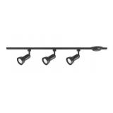 Open - 44in 3-Light Black Track Lighting Kit