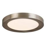 Open - 15in Brushed Nickel LED Flush Mount