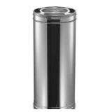 Open - Triple-Wall Galvanized Chimney Stove Pipe