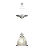 Open-Recessed Light Conversion Kit Brushed Nickel