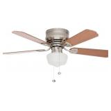 Open, Middleton Brushed Nickel Ceiling Fan 42in