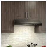 Open, 30-Inch 4-Way Under-Cabinet Range Hood