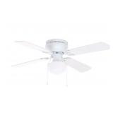 Open - 42in LED Indoor White Ceiling Fan Light Kit