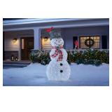 New 6 ft Cool White LED Snowman