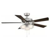 Open  Sinclair II 44 in. Nickel LED Ceiling Fan