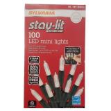 Open Christmas String Lights 100 count