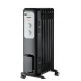 Open - 1,500W Oil-Filled Radiant Space Heater