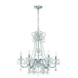 Canterbury Park 6-Light Chrome Crystal Chandelier