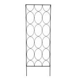 Vigoro 72 in. Geometric Trellis in Black