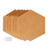 Hexagon Cork Boards Tiles Diamond Shape