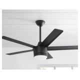 Open - 52in. Matte Black Ceiling Fan Kit