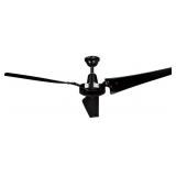 Open Hampton Bay 60 in. Black Ceiling Fan