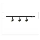 Open 3 light Retro 44in Linear Track LIghting Kit