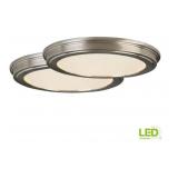 Open - 13in Brushed Nickel Ceiling Light Fixture