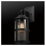 Open Penelope 1-Light Matte Black Wall Lantern