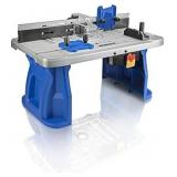 Open, Kobalt Fixed Corded Router with Table