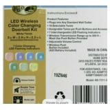 New Wireless Color Changing Doorbell Kit