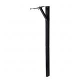 OPEN - Steel Mailbox Post 60' Black Gibralta