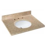 OPEN - Granite Vanity Top 31', Beige, Pegasus
