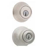 AS-IS - Entry Lock and Single Cylinder, Nickel