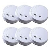 NEW - Smoke Detector 6 Pack CodeOne