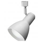 Open - Step Baffle 1-Light LED Track Light - White