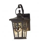 OPEN - 1 Light Outdoor Wall Light 11.8' Black