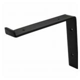New 8 in. Black Steel Shelf Bracket for Wood Shelv New 8 in. Black Steel Shelf Bracket for Wood Shelv