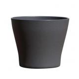 Vase 4 in. Foggy Grey Plastic Planter Vase 4 in. Foggy Grey Plastic Planter