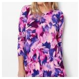 LOGO Rayon 230 Midnight Floral Long Sleeve; Size M LOGO Rayon 230 Midnight Floral Long Sleeve; Size M