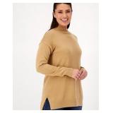 BELLE BY KIM GRAVEL HIGH LOW MOCK TUNIC SWEATER BELLE BY KIM GRAVEL HIGH LOW MOCK TUNIC SWEATER
