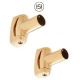 Solid Brass Shower Curtain Rod Swivel Flanges Solid Brass Shower Curtain Rod Swivel Flanges