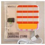 Vivitar Wireless Orange Charging Stand Vivitar Wireless Orange Charging Stand