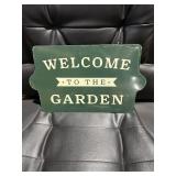12in. Welcome To the Garden Metal Sign 12in. Welcome To the Garden Metal Sign