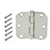 Everbilt 3-1/2 in. 5/8 in. Radius Chrome Hinge Everbilt 3-1/2 in. 5/8 in. Radius Chrome Hinge