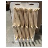 Bright Room Wood Accordian Hook Rack Bright Room Wood Accordian Hook Rack