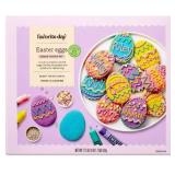 Easter Egg Shaped Sugar Cookie Decorating Kit Easter Egg Shaped Sugar Cookie Decorating Kit