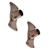 Naiture Jumbo Shower Curtain Rod Flanges, Set of 2 Naiture Jumbo Shower Curtain Rod Flanges, Set of 2