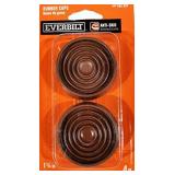 Rubber Cups, Brown, 1-3/4', 4-Pack Rubber Cups, Brown, 1-3/4', 4-Pack