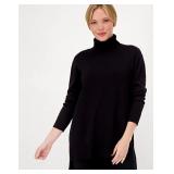 Girl With Curves Turtleneck Tunic Sweater, Sz Sm Girl With Curves Turtleneck Tunic Sweater, Sz Sm